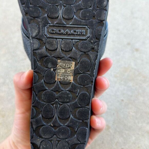 COACH Jolene Signature Wedge Flip Flop Women’s Sz 8.5 - Picture 14 of 15
